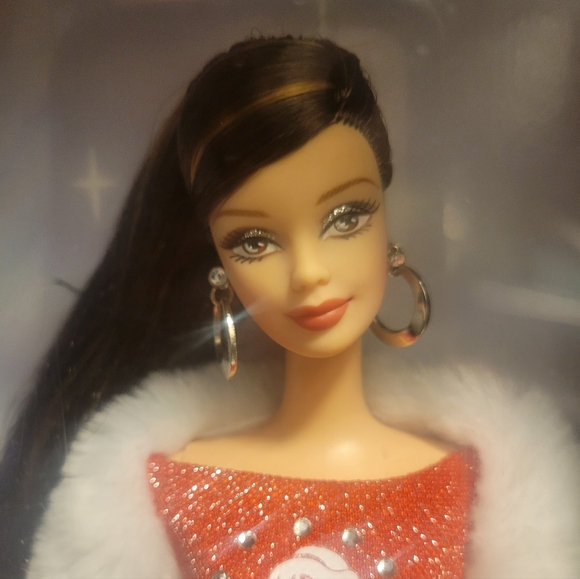 Barbie, Mattel Other - NIB 2004 Mattel Barbie Doll Aries Zodiac March 21 - April 19 Red Glitter Dress